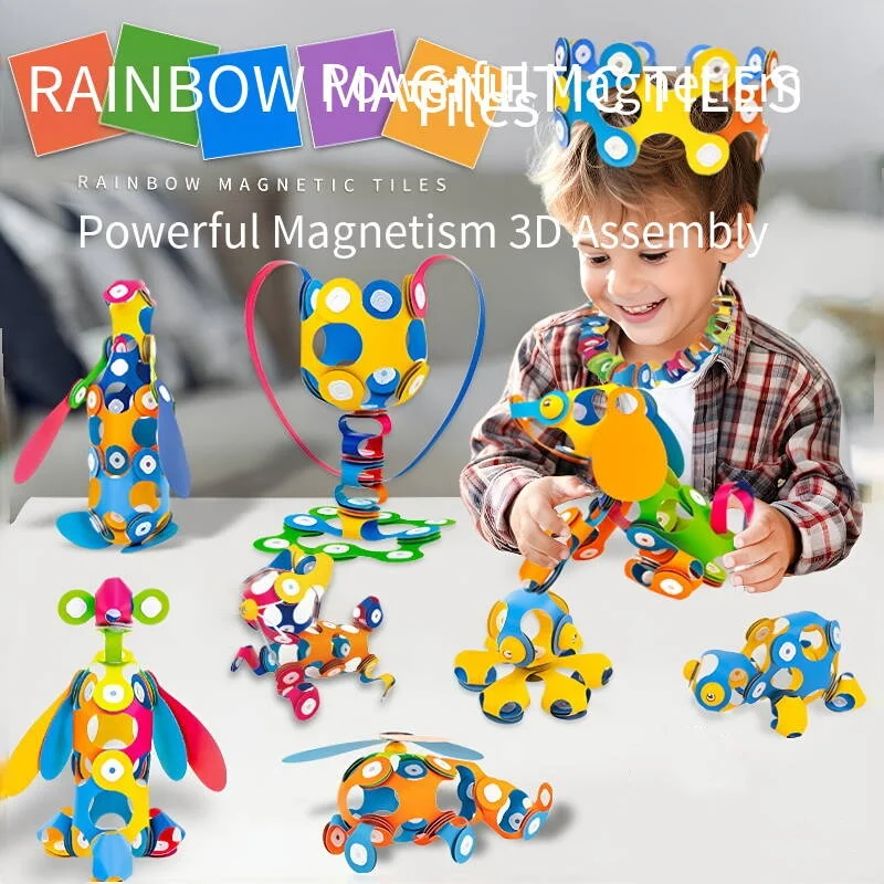 3D Printing Lego - Набор из 48 радужных магнитных листов,