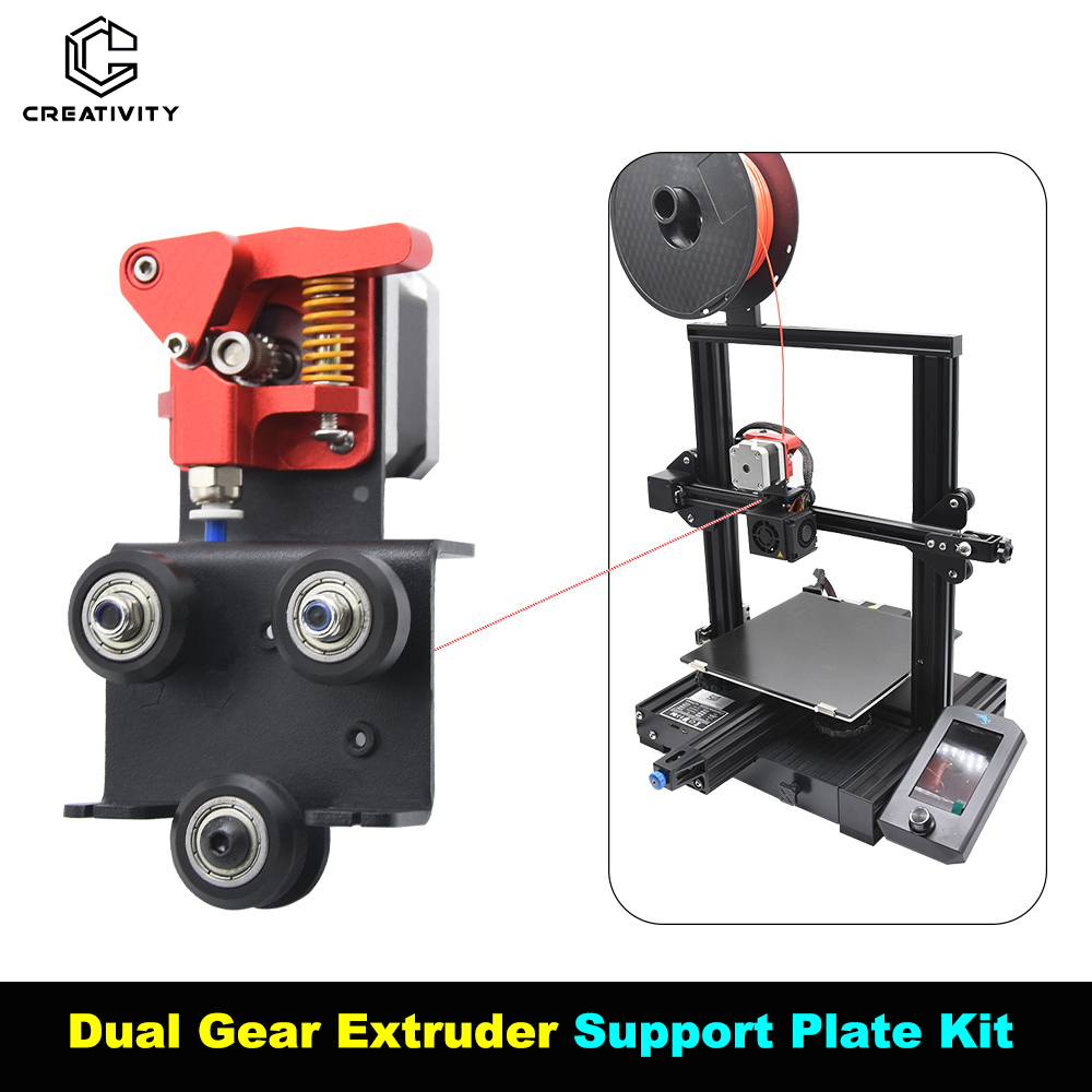 Ender 3 Upgrade Kit - Обновленный комплект опорных пластин для экструдера