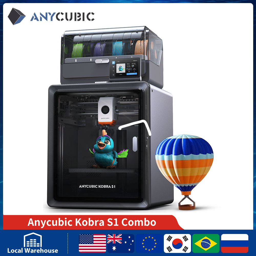 3D Printing Online Service - Anycubic Kobra S1 Combo Многоцветный 3D-принтер