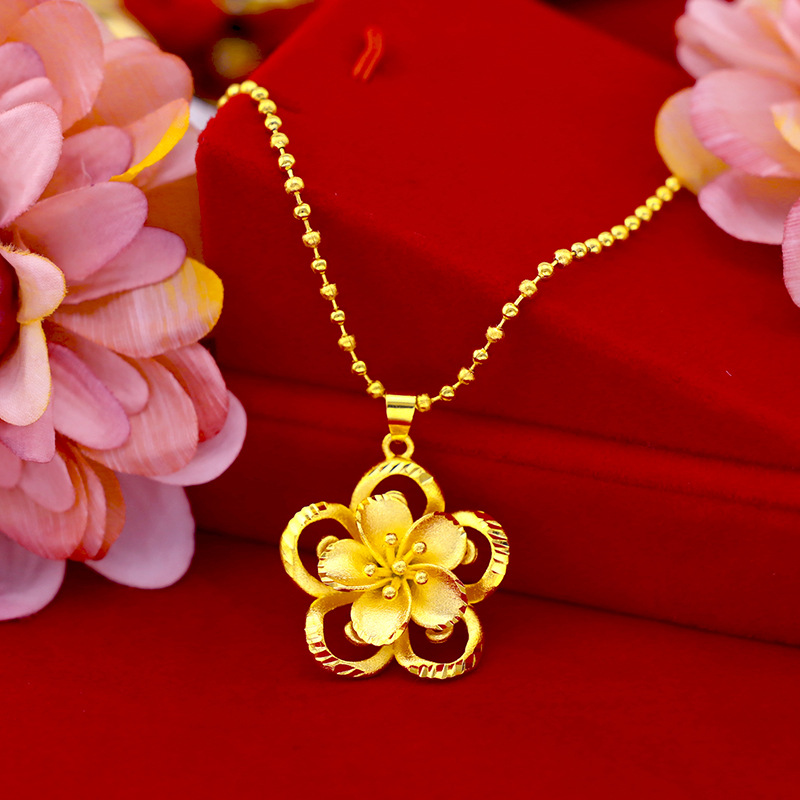 3D Printing Jewellery - 999 Чистое Золото Подвеска Подсолнух Подсолнух