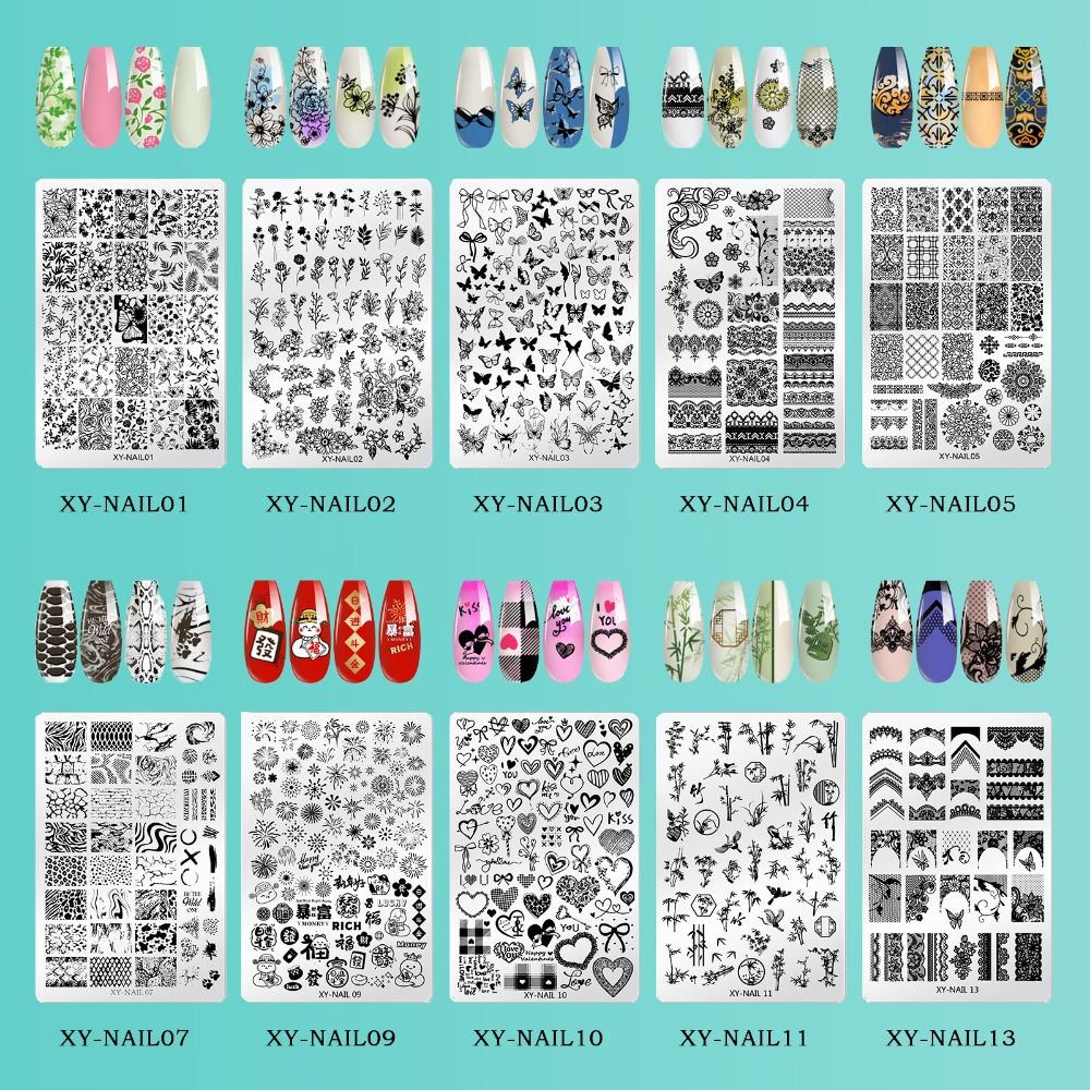 3D Printing Templates Free - НОВАЯ многоразовая пластина для нанесения рисунков