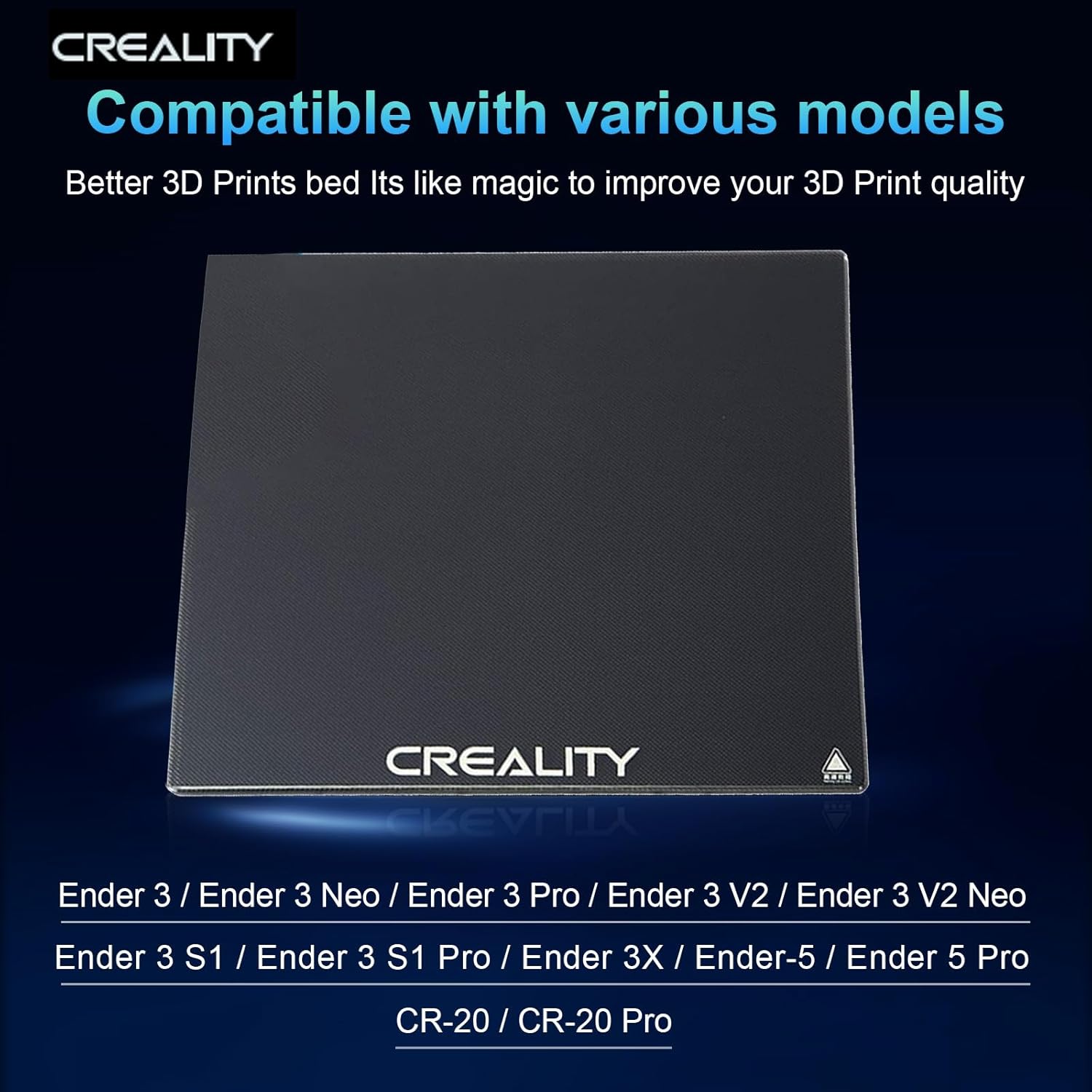 3D Printing Glass - Официальная стеклянная платформа Creality Ender 3,