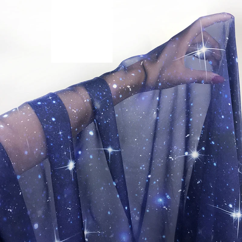 3D принт Galaxy Star узор шифо – обзор и цена 3D Printing On Fabric