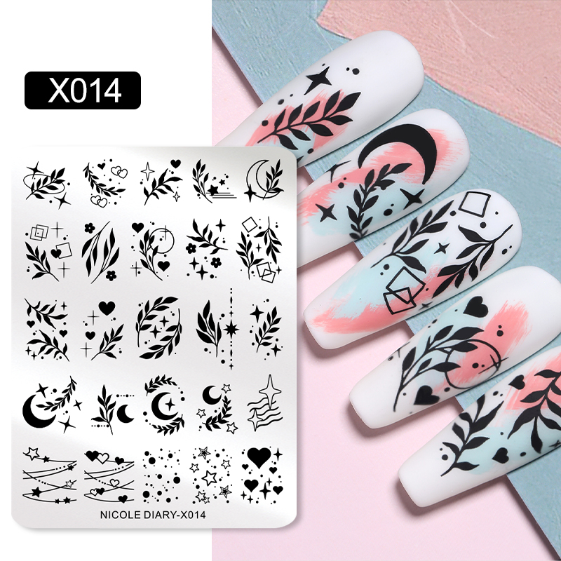 NICOLE DIARY листья цветок диз – обзор и цена 3D Printing Templates Free