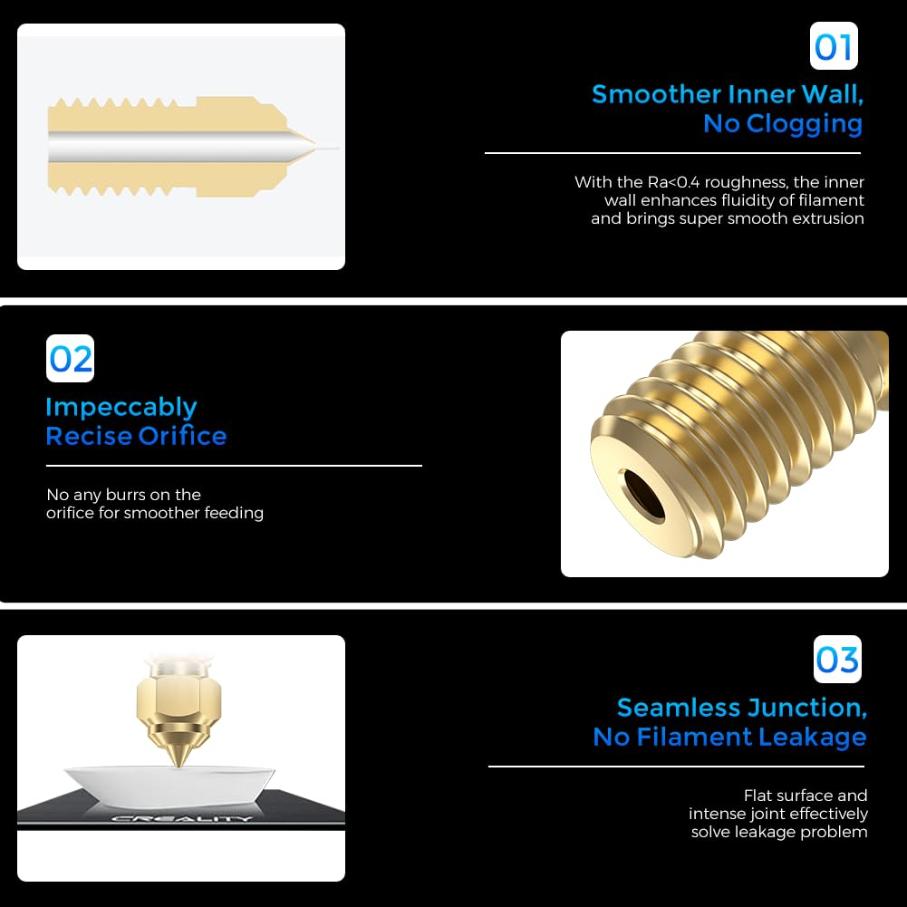 Официальные сопла Creality End – обзор и цена Ender 3 Upgrade Kit