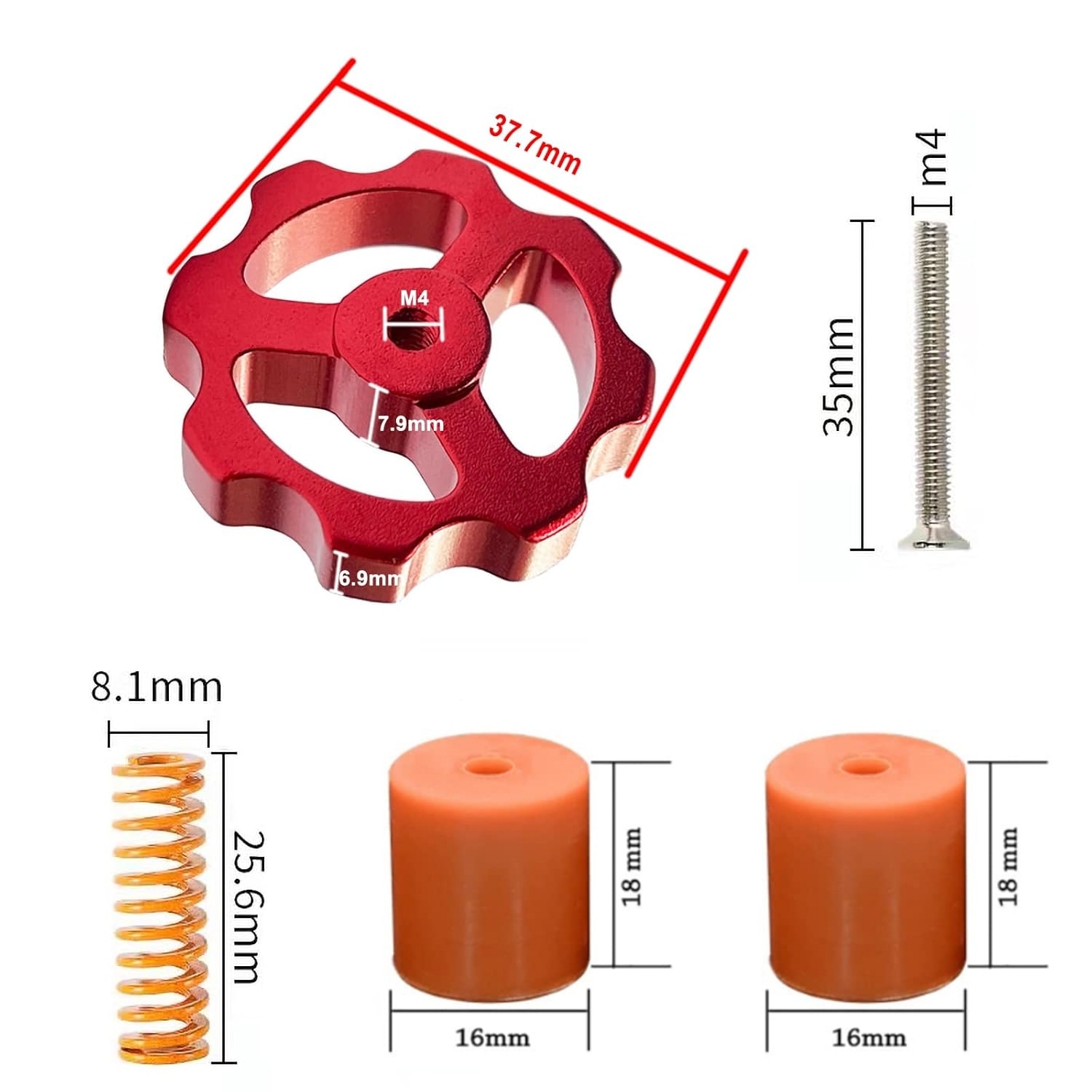 4 шт. комплекты гаек для вырав – обзор и цена Ender 3 Upgrade Kit