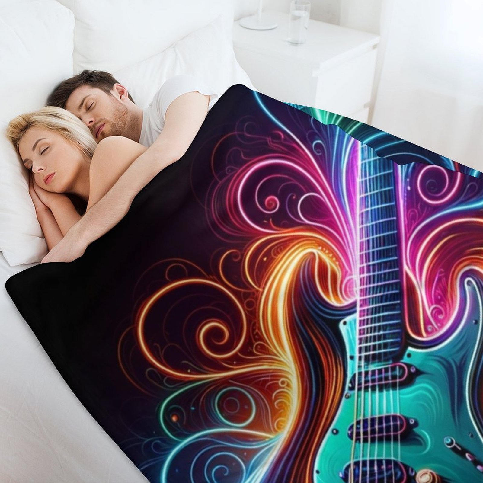 Плед Neon Groove - Electric Gu – обзор и цена 3D Printing Guitar