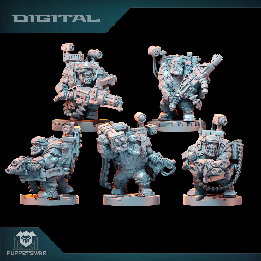 Orc Ultimate Badasses Squad, ф – обзор и цена 3D Printing Figure