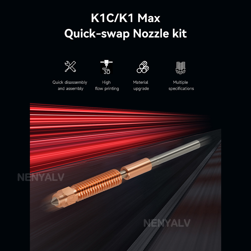 Модернизированное сопло K1C K1 – обзор и цена Ender 3 Upgrade Kit