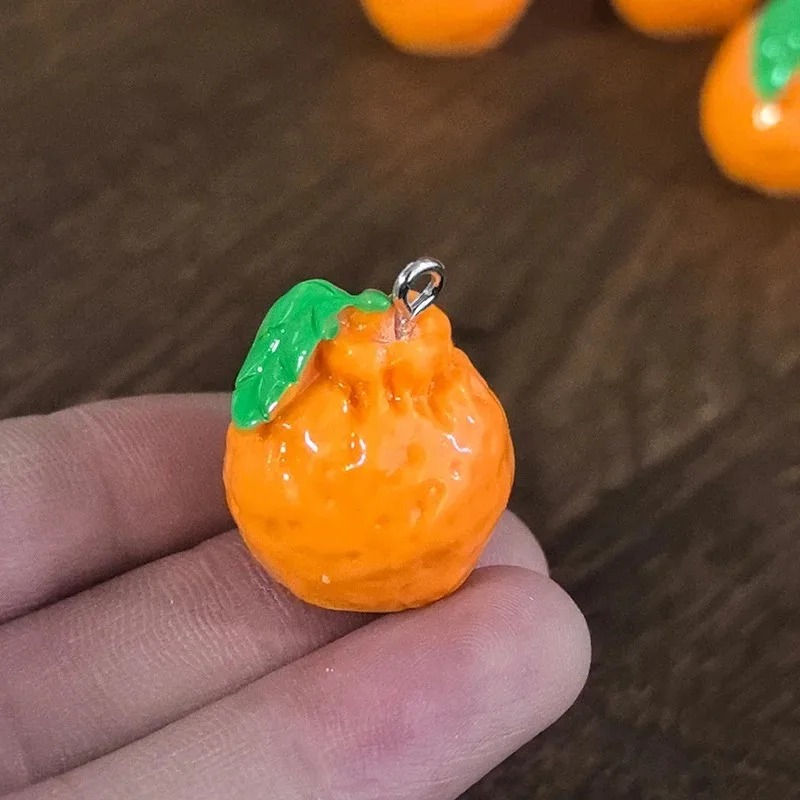 10 шт. 3D-имитация мандарина и – обзор и цена 3D Printing Earrings