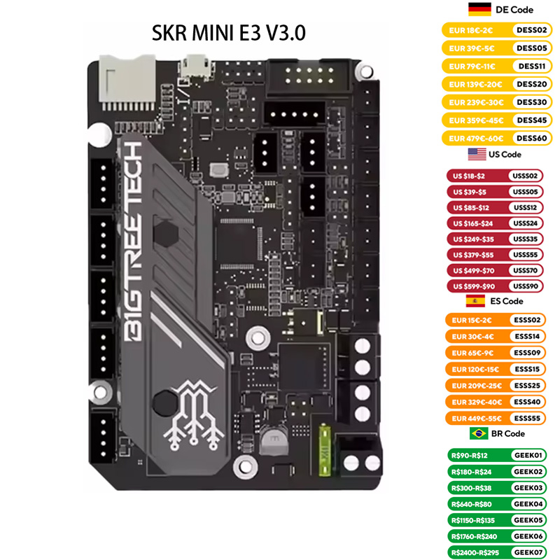 BIGTREETECH SKR MINI E3 V3.0 3 – обзор и цена Ender 3 Upgrade Kit