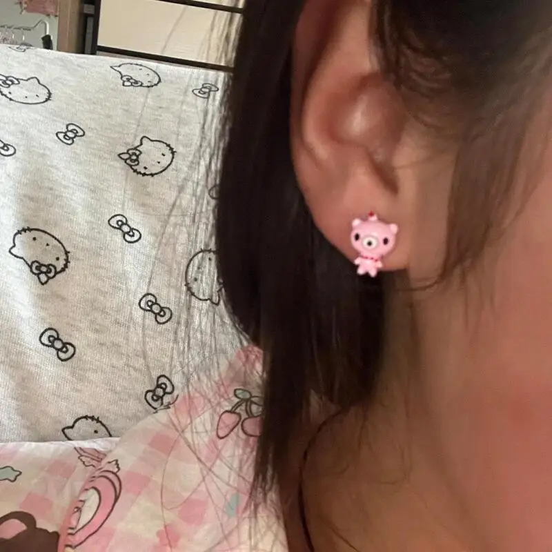 Серьги-гвоздики «Мрачный Медве – обзор и цена 3D Printing Earrings